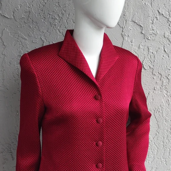 TALBOTS PETITES LADIES SILK/WOOL BLEND LUXURY JACKET (USA) - Picture 11 of 17